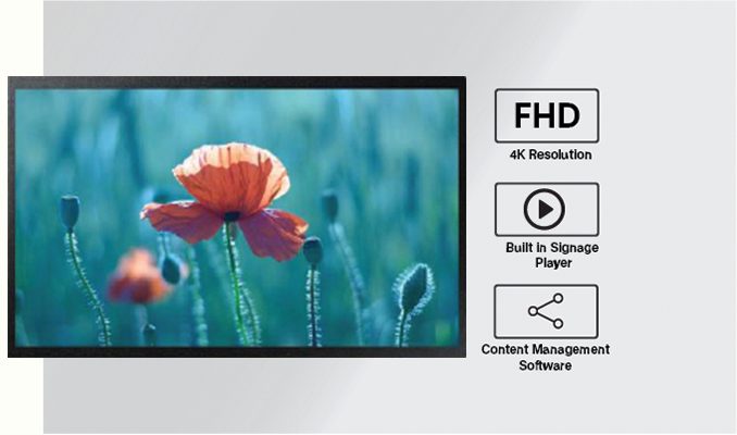 24 Horizontal Signage Front Screen