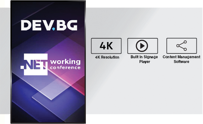43 Vertical Signage Front Screen